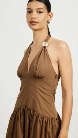 Lover Lucy Halter Neck Midi Dress Size 16 for rent on The Volte - image 2