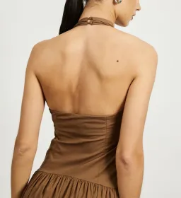 Lover Lucy Halter Neck Midi Dress Size 16 for rent on The Volte - image 4