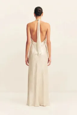 Shona Joy Calder Halter Neck Maxi Dress Bubbly Size 6 for rent on The Volte - image 2