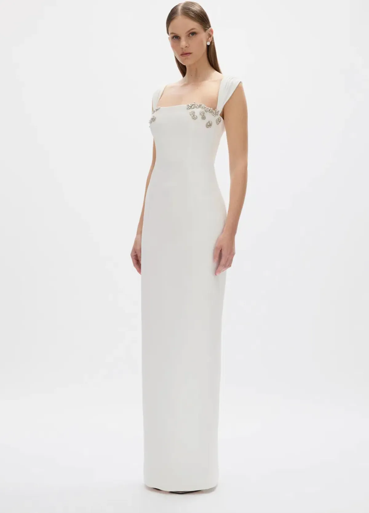 Rachel Gilbert Malia Gown in White AU 10 - Image 4