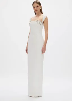 Rachel Gilbert Malia Gown in White AU 10 for rent on The Volte - image 4
