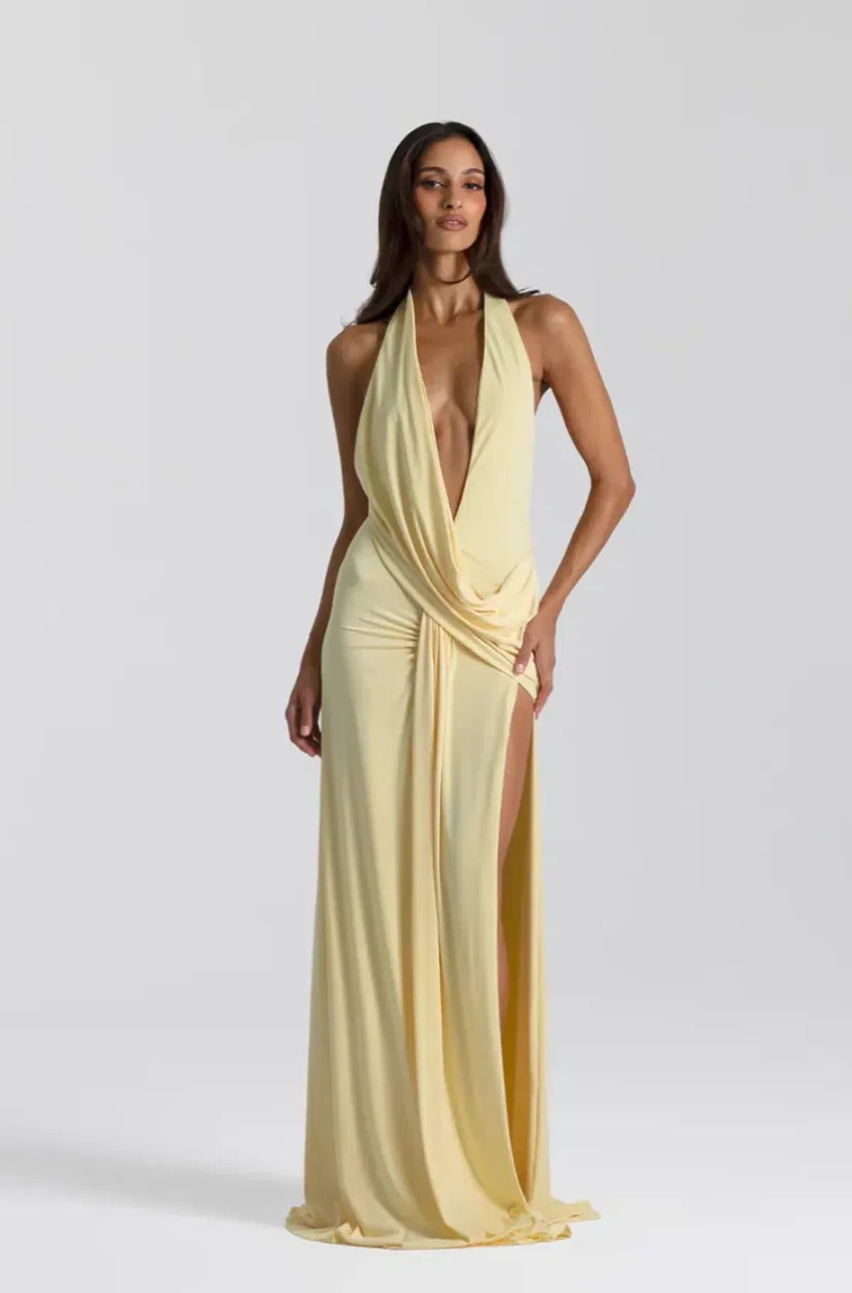 Natalie Rolt Winona Gown Lemon Size 1 (AU 8) - Image 1