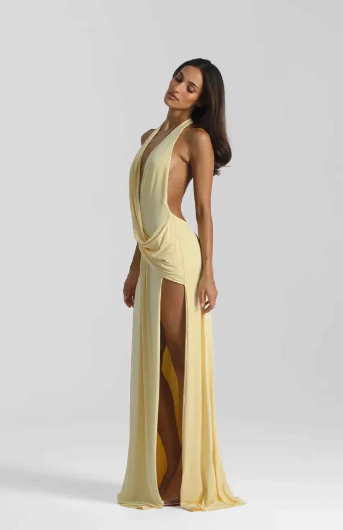Natalie Rolt Winona Gown Lemon Size 1 (AU 8) - Image 4