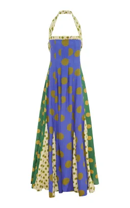 Alemais Dione Halter Midi Dress in Multi Size 10 for rent on The Volte - image 2