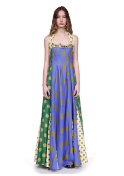 Alemais Dione Halter Midi Dress in Multi Size 10 for rent on The Volte - image 1