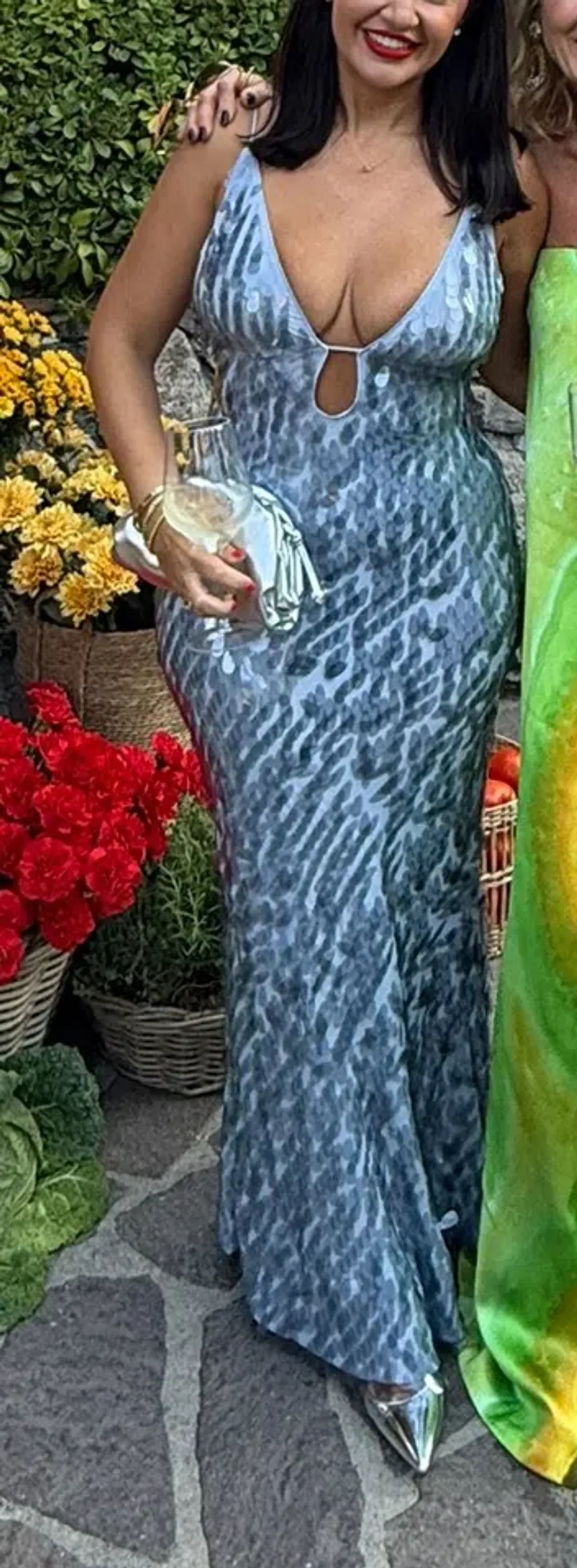 THE SAPPHIRE SEQUIN DRESS - size medium for rent on The Volte - main image