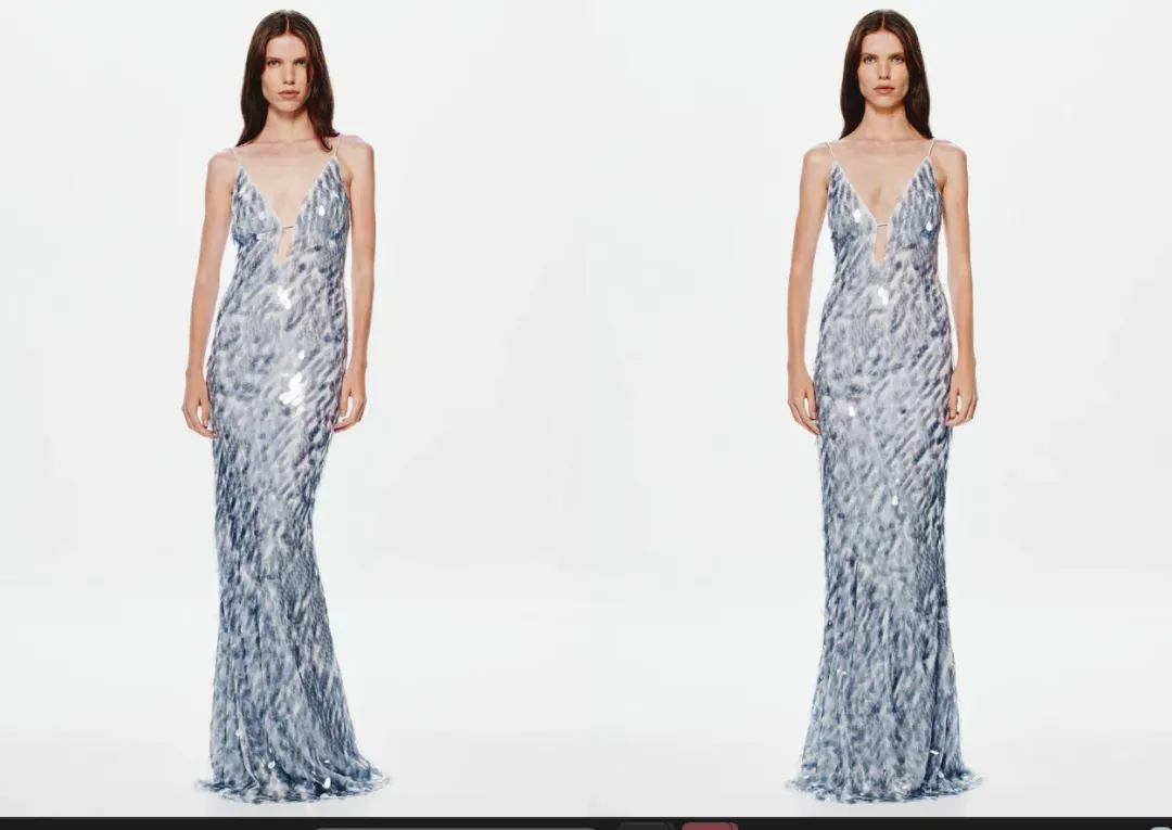 THE SAPPHIRE SEQUIN DRESS - size medium for rent on The Volte - main image