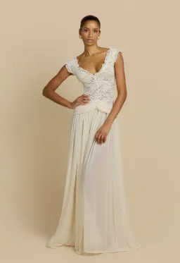 Arcina Ori ARABELLA DRESS CREAM Size XS for rent on The Volte - image 4