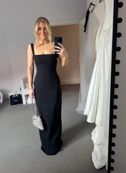 Solace London Joni crêpe gown for rent on The Volte - image 2