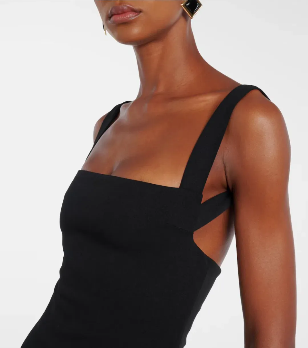 Solace London Joni crêpe gown for rent on The Volte - main image