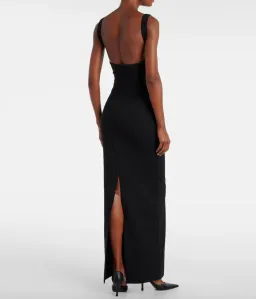 Solace London Joni crêpe gown for rent on The Volte - image 4