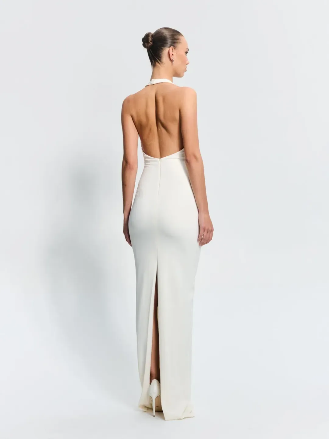 Effie Kats Starla Gown - Ivory Size S for rent on The Volte - main image