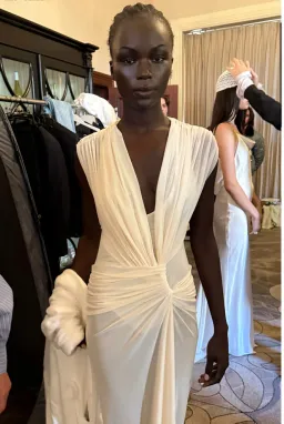 Bec & Bridge Leia Drape Gown size 6 for rent on The Volte - image 6