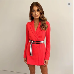 Kookai 'Ribbon' Playsuit (Red) size 10 for rent on The Volte - image 1