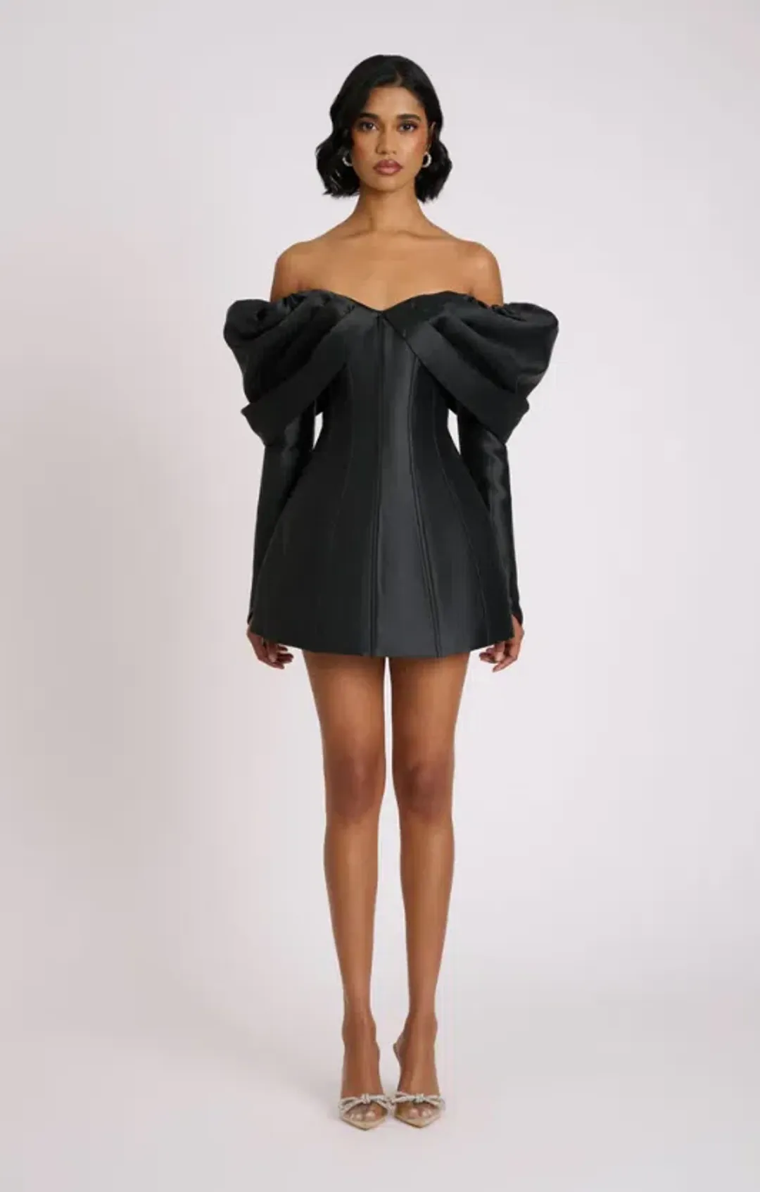Eliya The Label Nadal Mini Dress Black Size S for rent on The Volte - main image