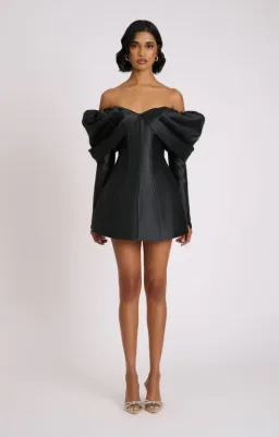 Eliya The Label Nadal Mini Dress Black Size S for rent on The Volte - image 2