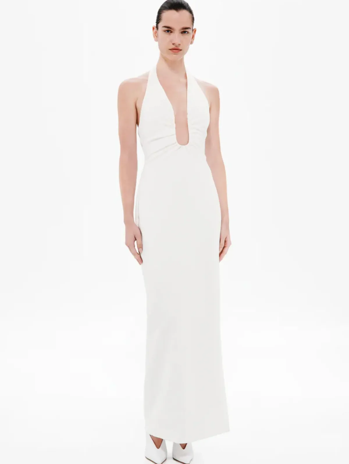 Misha The Alusia Dress in Ivory Sz S for rent on The Volte - main image