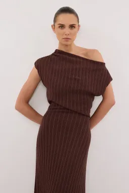 Dissh Bowie Walnut Knit Maxi Dress - M for rent on The Volte - image 2