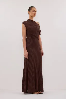 Dissh Bowie Walnut Knit Maxi Dress - M for rent on The Volte - image 3
