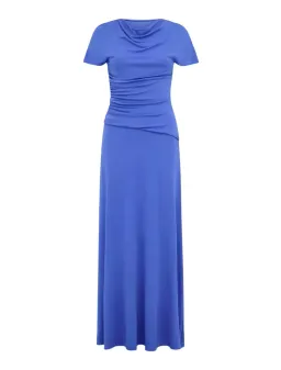 Gemini High Neck Jersey Maxi Dress - 12 for rent on The Volte - image 6