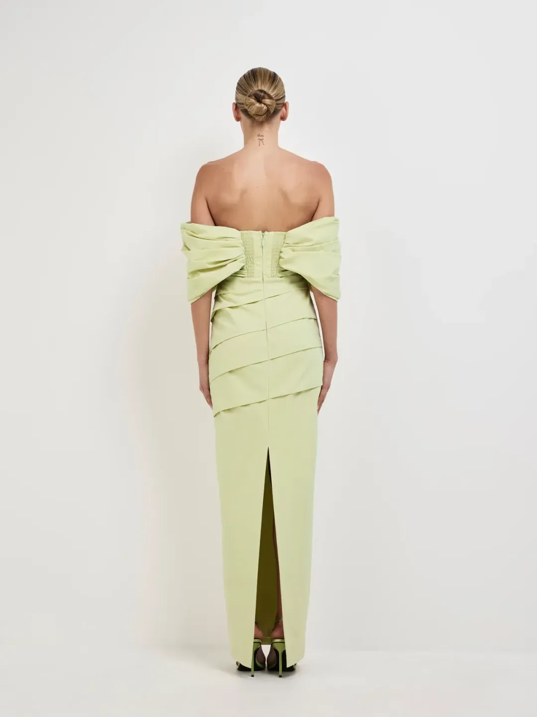 Sheike Camilla Maxi Dress Green Size 10 for rent on The Volte - main image