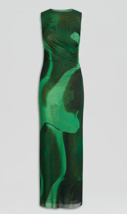 Scanlan Theodore - Italian Watercolour Print Dress Safari for rent on The Volte - image 2