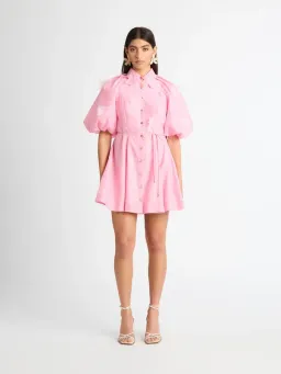 Rose Garden Mini Shirt Dress for rent on The Volte - image 1