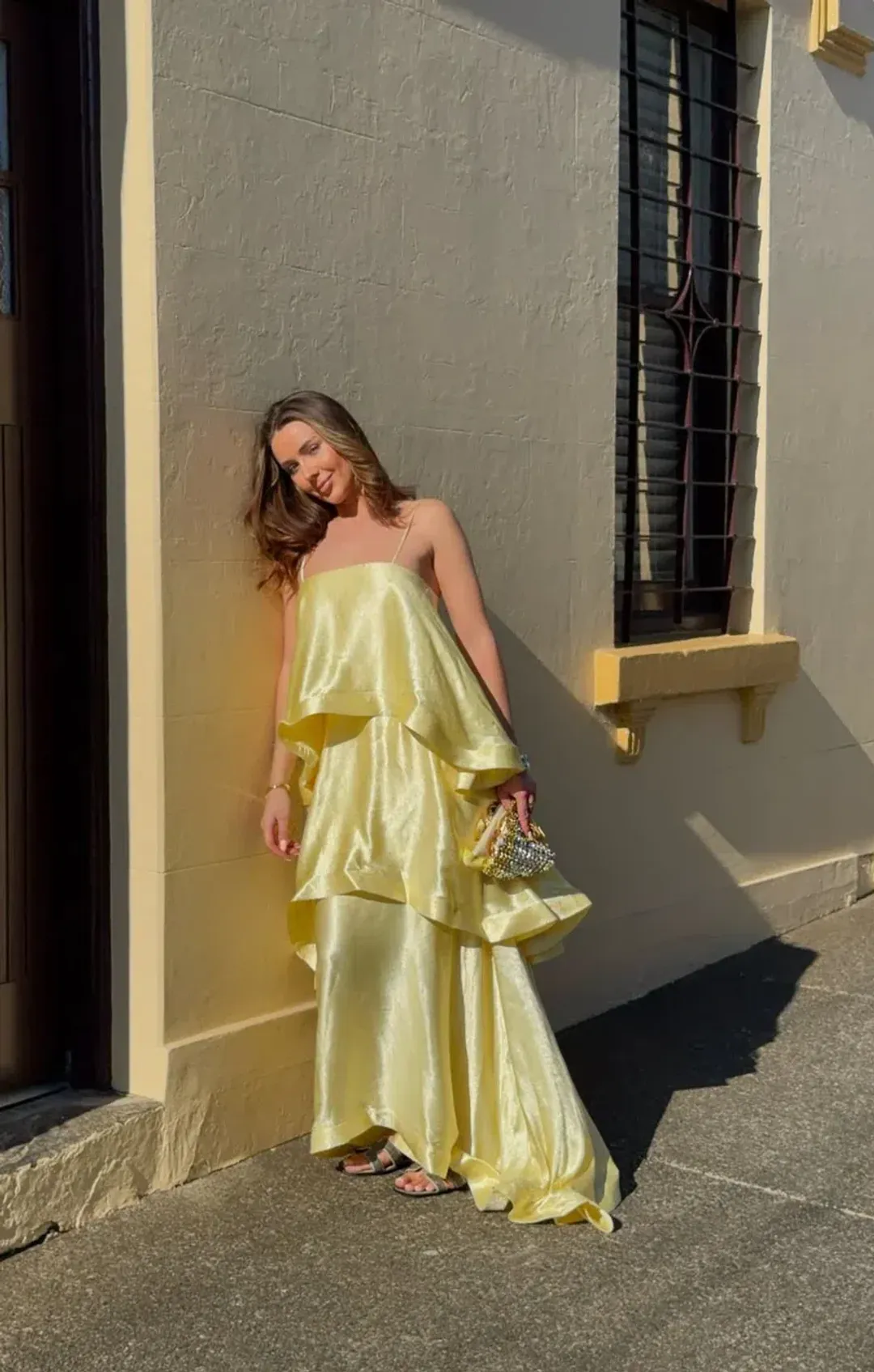 Elliatt Tilly Tiered Maxi Dress size XL / 14 for rent on The Volte - main image