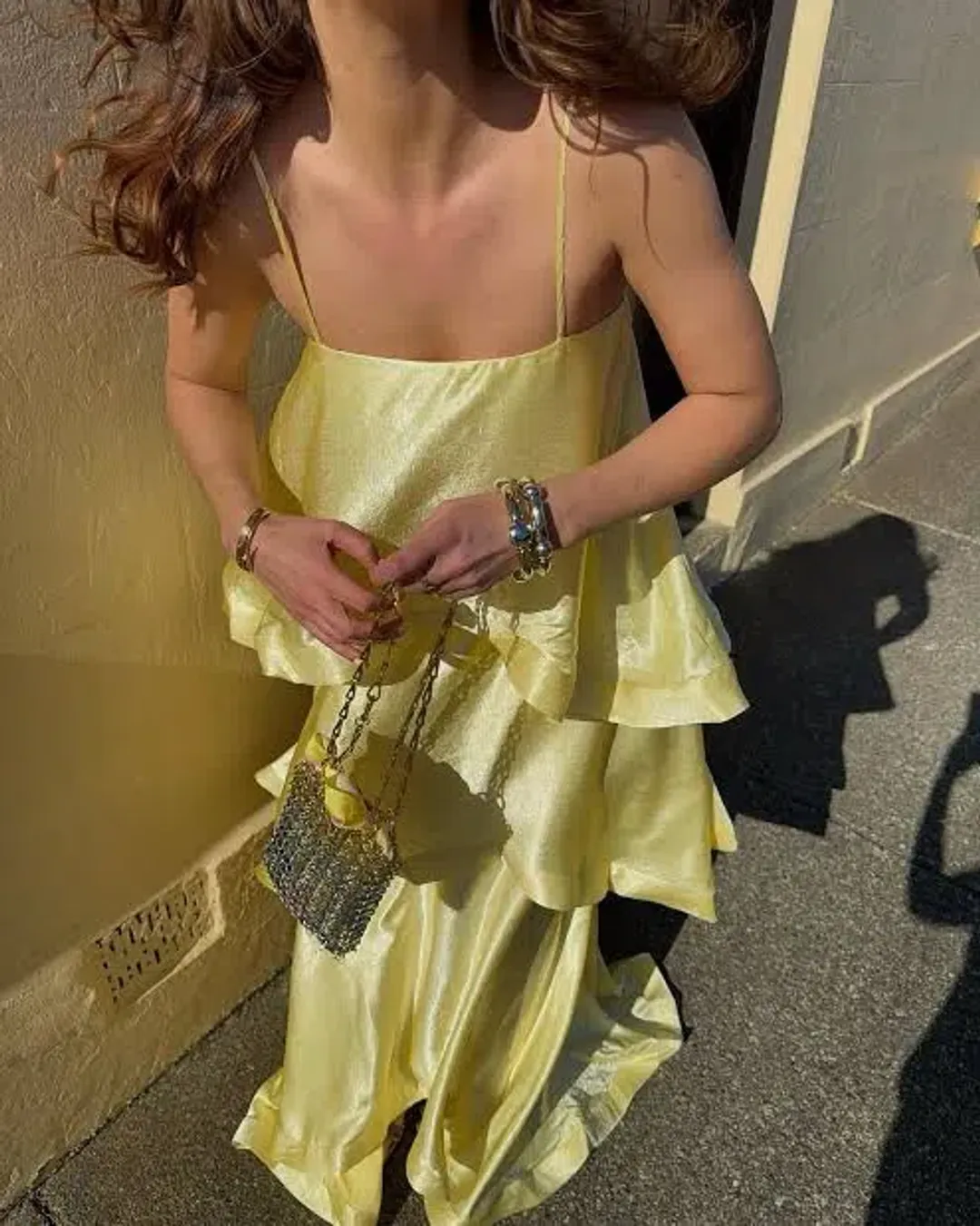 Elliatt Tilly Tiered Maxi Dress size XL / 14 for rent on The Volte - main image