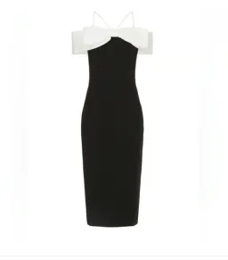 Rebecca Vallance Hepburn Midi Black/White Size 16 for rent on The Volte - image 5