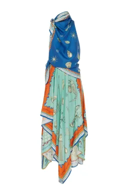 Alemais Summer Surrealist Scarf Dress size 12 for rent on The Volte - image 4