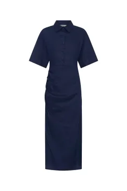 Sneaky Link Lefka Midi Dress Navy size XXL / 16 for rent on The Volte - image 3