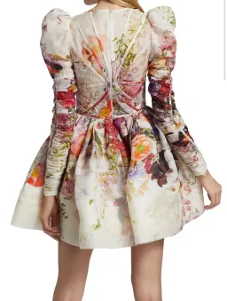 Zimmermann - Prima Paneled Mini Floral Dress for rent on The Volte - image 3