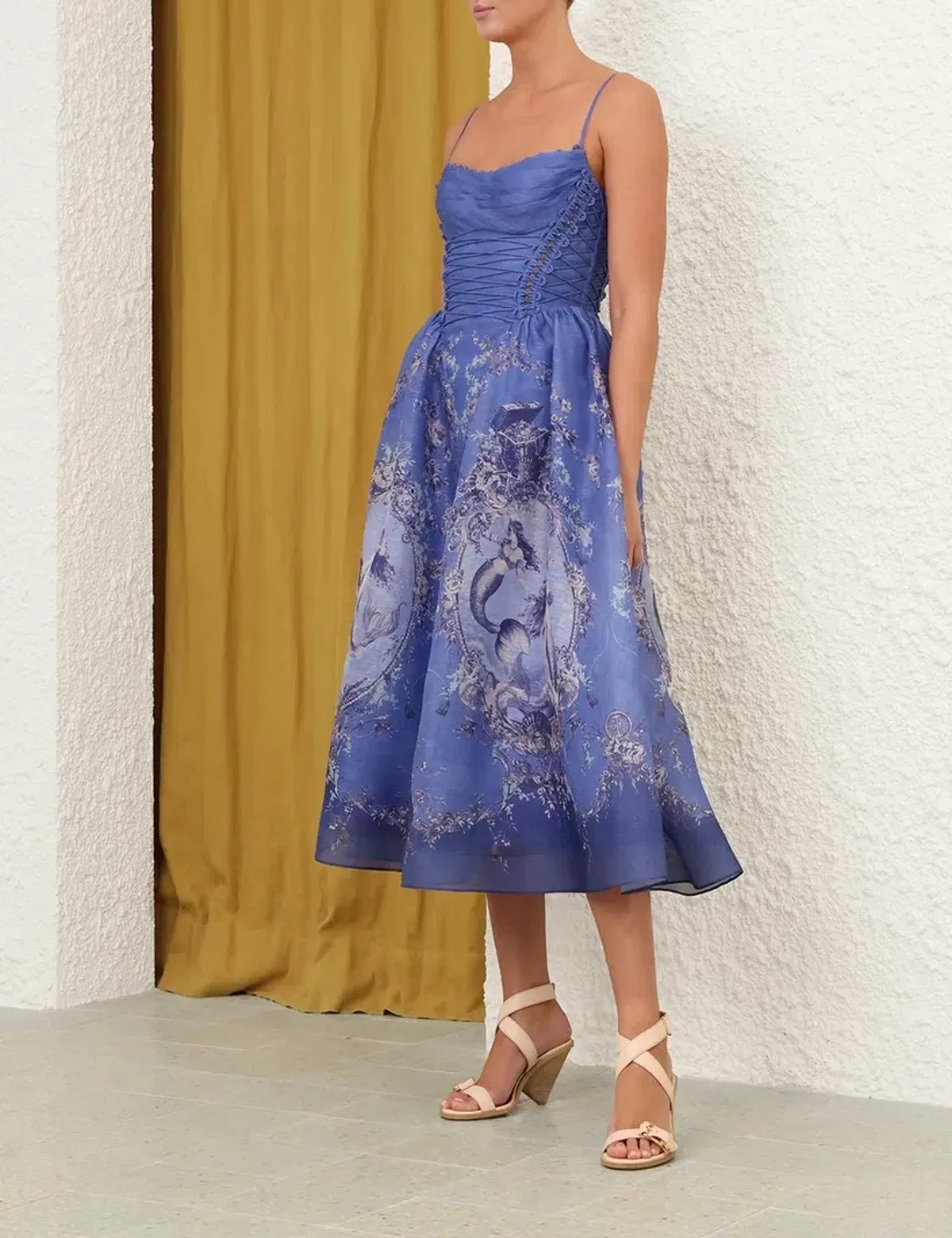 Zimmermann Rebellion Mermaid Picnic Dress Blue Mermaid Size 0 / AU8 - Image 3