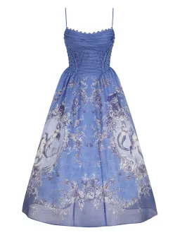 Zimmermann Rebellion Mermaid Picnic Dress Blue Mermaid Size 0 / AU8 for rent on The Volte - image 1