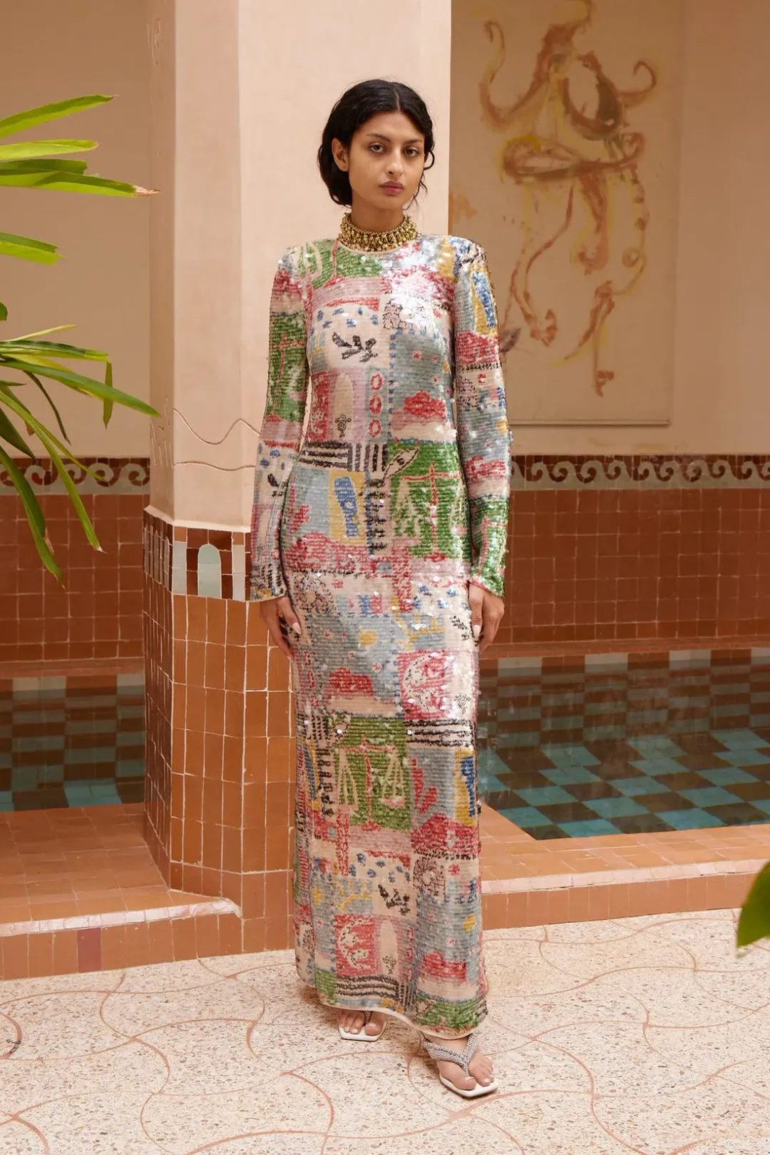 Alemais Lumira Sequin Gown- 10 for rent on The Volte - main image