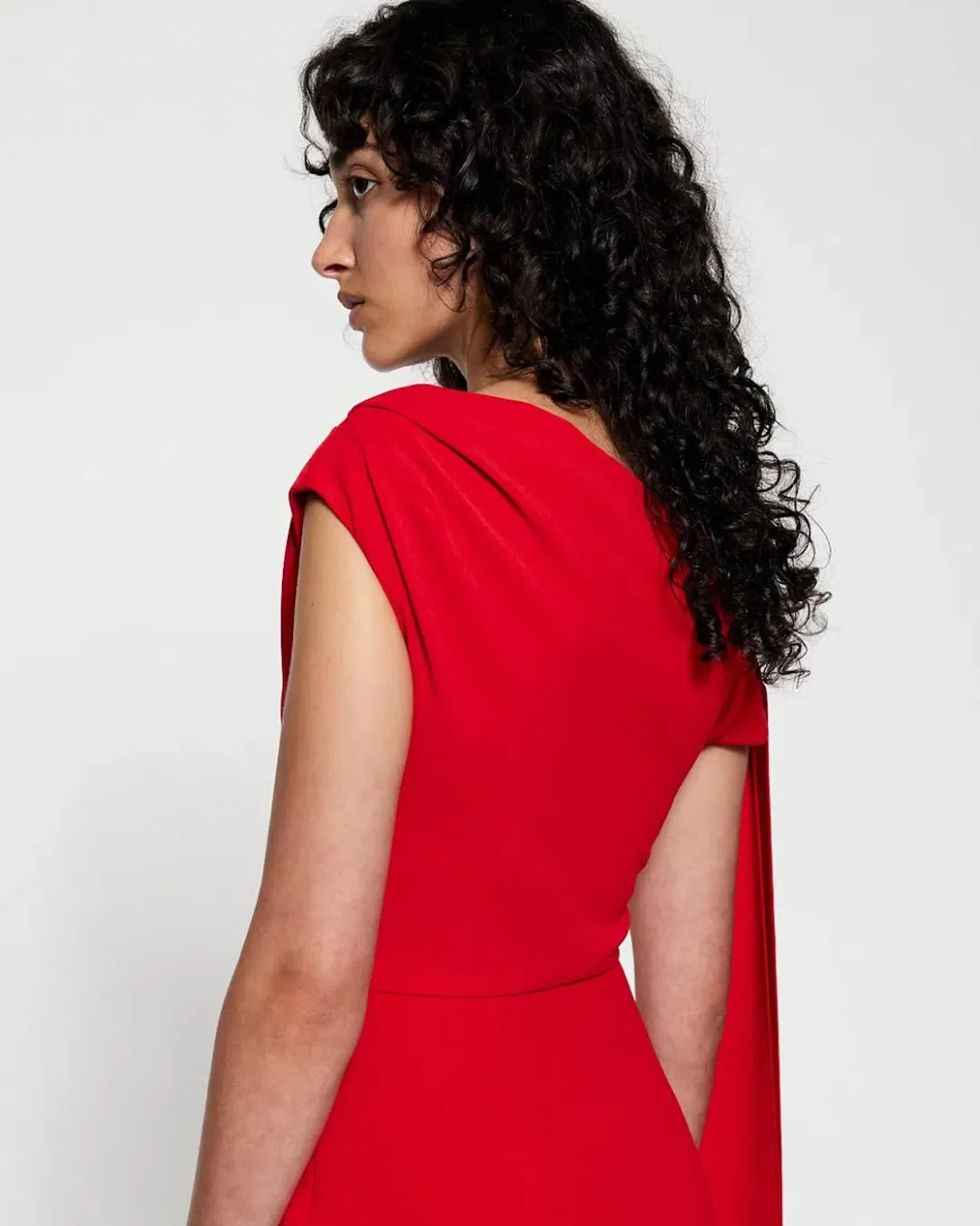 Solace London Irena Maxi Gown/Dress in Red AU12 for rent on The Volte - main image