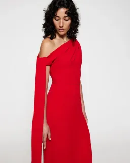 Solace London Irena Maxi Gown/Dress in Red AU12 for rent on The Volte - image 2