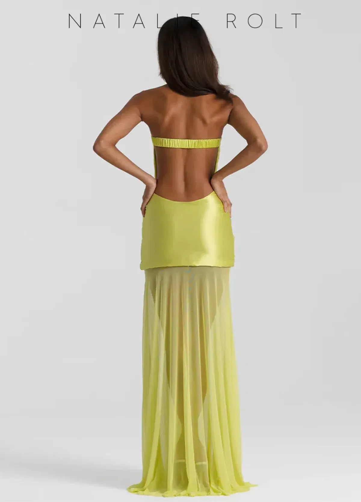 Julietta Dress - Chartreuse - Image 5