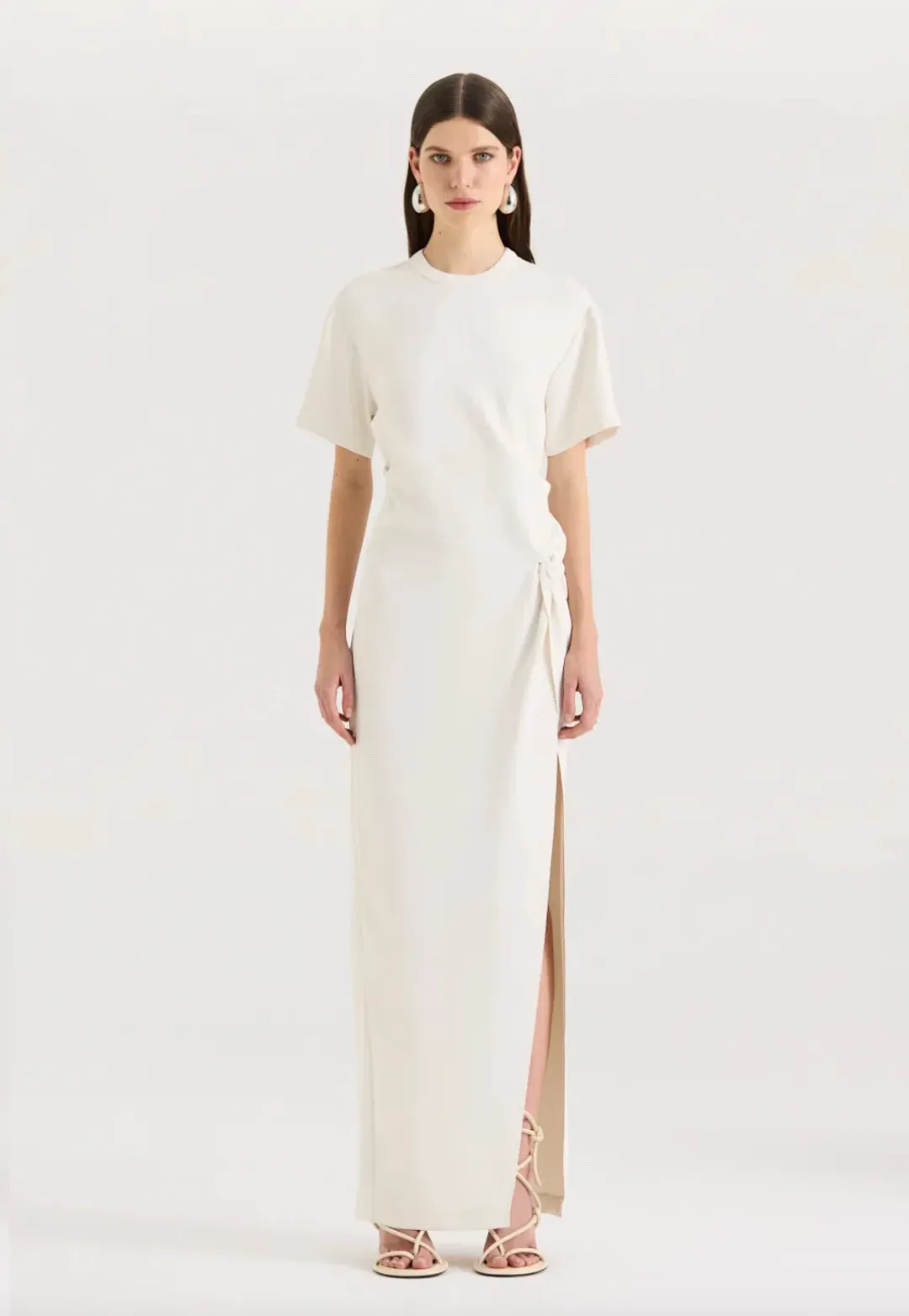 Henne Avila Dress Cream Size 8 for rent on The Volte - main image