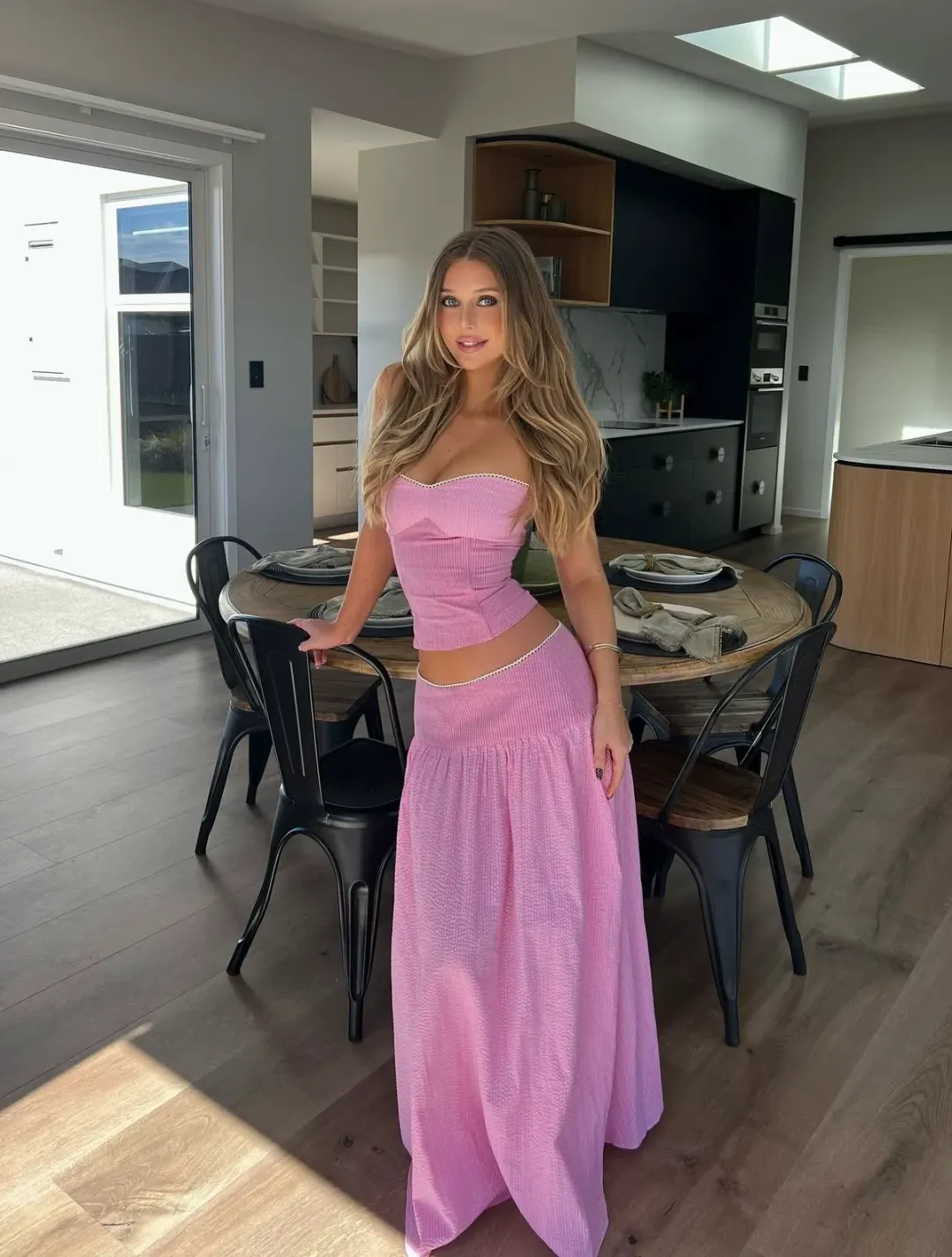 I am Delilah Adeline Set Pink size 6 for rent on The Volte - main image