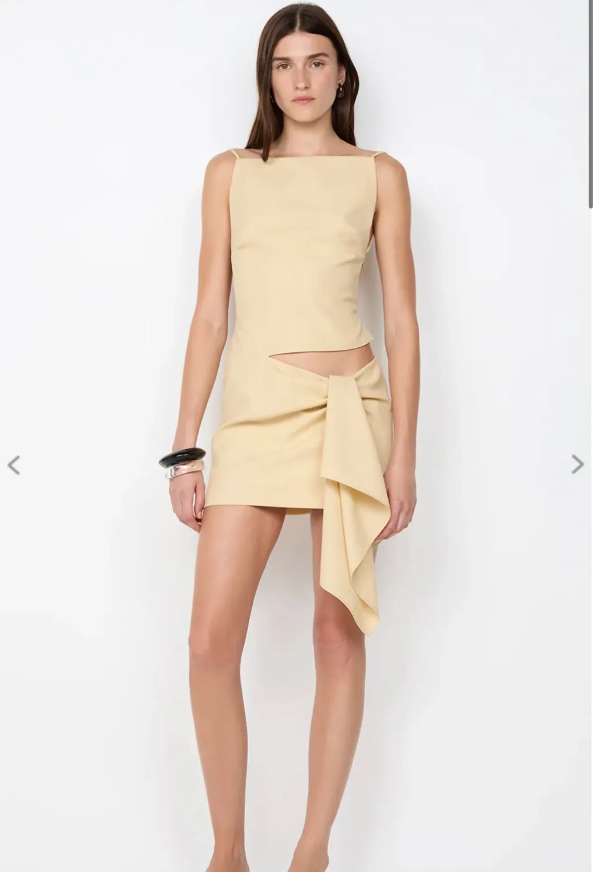 Bec & Bridge Vara drape mini dress size 8 - Image 1