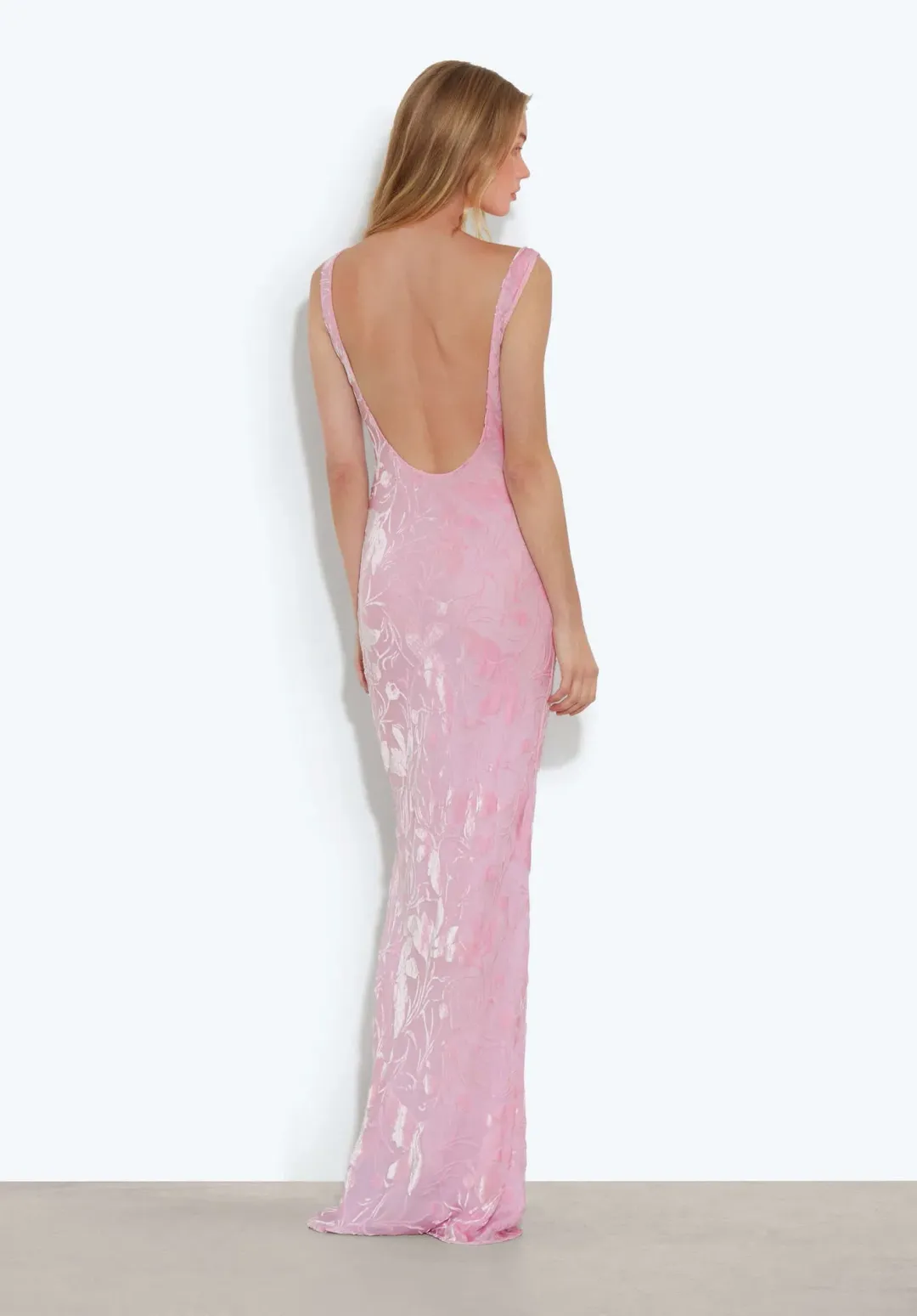 Rat & Boa Amaris Maxi Dress in Pink Size 8 for rent on The Volte - main image