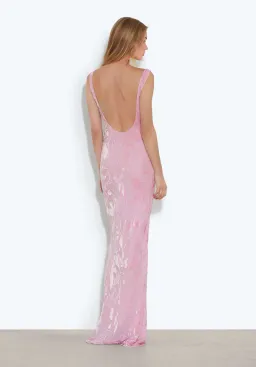 Rat & Boa Amaris Maxi Dress in Pink Size 8 for rent on The Volte - image 3