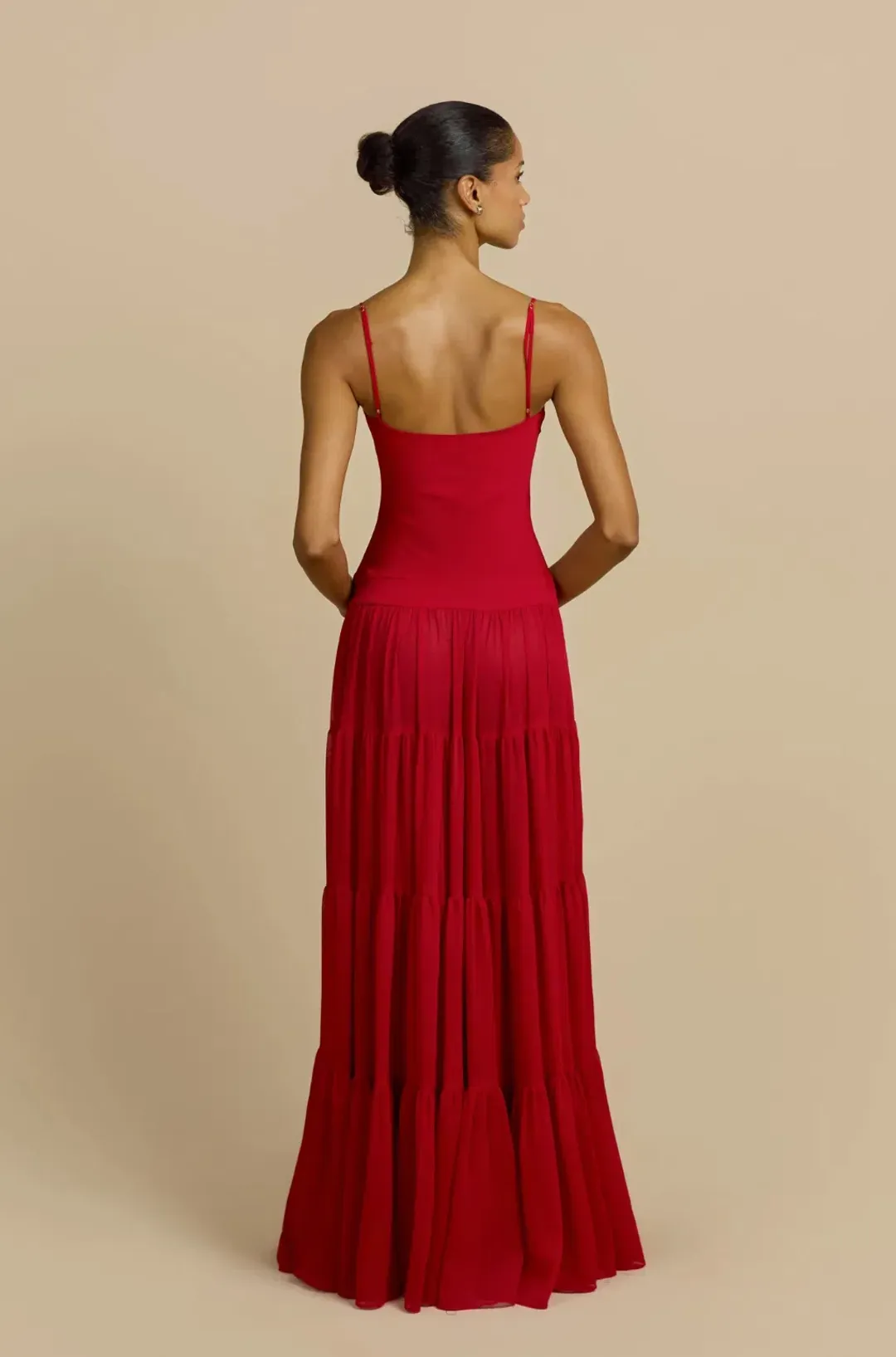 DELPHINA DRESS RED: Arcina Ori for rent on The Volte - main image