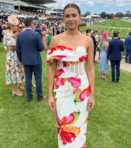 Eliya The Label Ivie Midi Dress White Floral Size M AU 10 for rent on The Volte - image 2