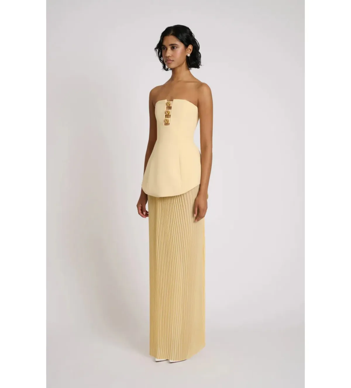Eliya The Label Leo Maxi Dress Yellow Size M AU 10 - Image 3