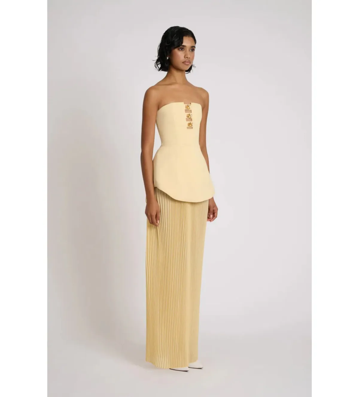 Eliya The Label Leo Maxi Dress Yellow Size M AU 10 - Image 2