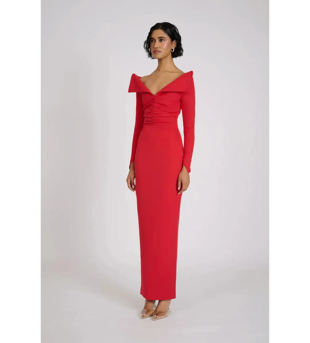Eliya The Label Delsa Maxi Dress Red Size M AU 10 for rent on The Volte - main image