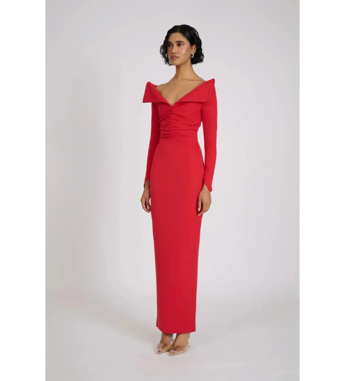 Eliya The Label Delsa Maxi Dress Red Size M AU 10 - Image 3